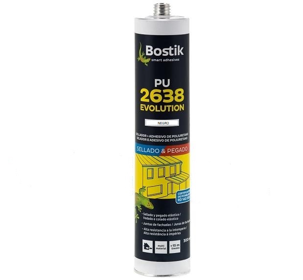 Bostik 2638 Pu Evolution Negro Cartuchos 300 ML/C12. /30817070/